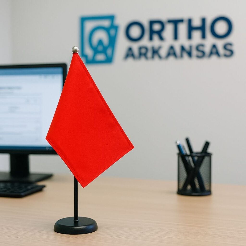 hand specialist little rock red flag