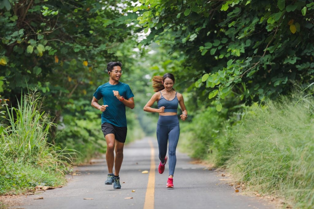Runners with no knee issues
